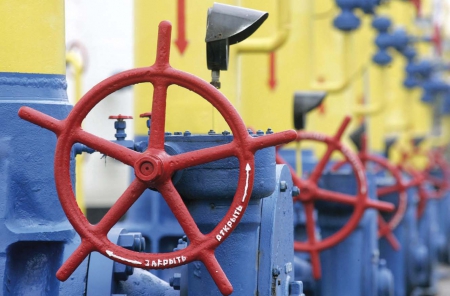 Украина получает газ от «Газпрома»
