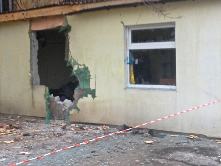 Ночью в милицию Одессы поступила информация о взрыве офиса волонтерского пункта