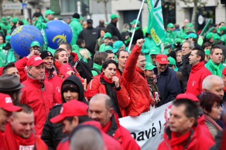 Забастовка в Бельгии остановила движение общественного транспорта