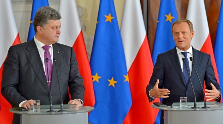 Президент Украины Петр Порошенко посетил Польшу