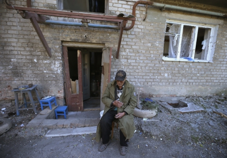 В Донецке с нового года ранены девять мирных жителей 