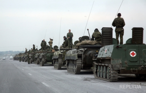 Азов: колонна российской техники и силы перешла через границу из России в Луганскую область