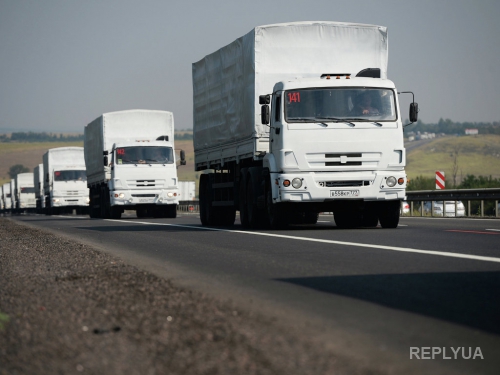 В Украину едут 160 машин с гумпомощью из России