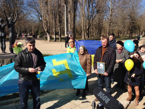Акция в честь дня рождения Шевченко в Симферополе не прошла без арестов