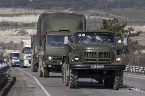 Россия присылает материально-техническую базу под границу с Украиной