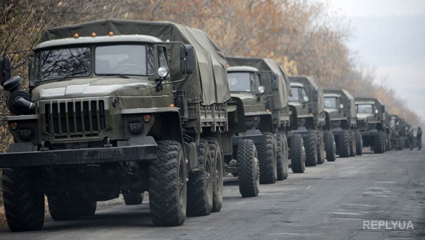 Россия доставила очередную партию оружия и техники на Донбасс