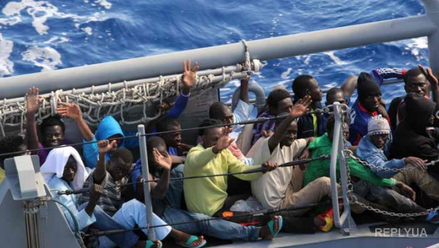Немецкие корабли занимаются поиском беженцев в море
