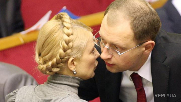 Тимошенко и Яценюк обменялись колкостями по поводу газового контракта