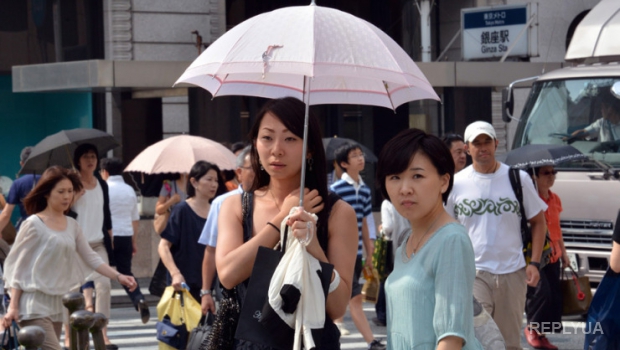 От аномальной высокой температуры в Японии умерло 14 жителей