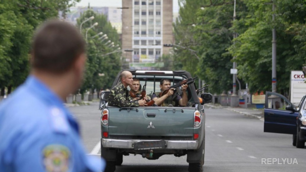 В Свердловске боевики ЛНР задушили акцию протеста