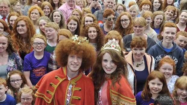 В Ирландии проходит всемирный фестиваль рыжеволосых людей