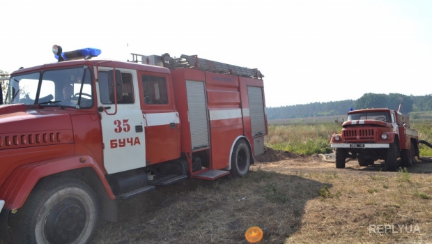 В Киевской области торфяные пожары охватили площадь в десятки гектаров