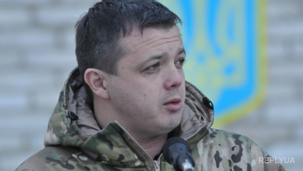 Семенченко высказался, находясь на месте блокады Крыма
