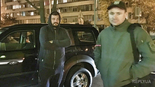 В Киеве патруль задержал сына депутата-радикала на авто с украденными АТОвскими номерами (фото)