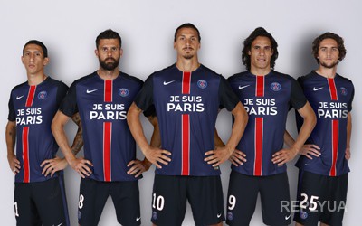 Надпись «Я -- Париж» заменит футболистам имя спонсора клуба