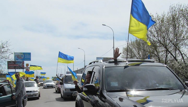 Автопробег в резиденцию Порошенко мог заблокировать проплаченный протестующий