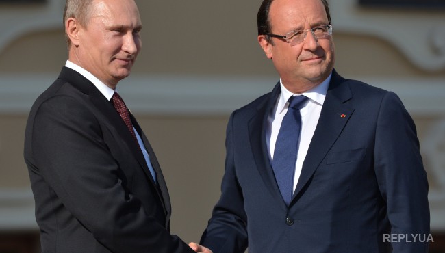 Во время переговоров Олланда и Путина в Москве тему санкций обсуждать не планируется