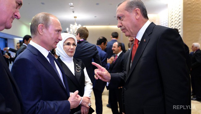 Сотник: Сегодня Путин и Эрдоган устроили показательную перепалку