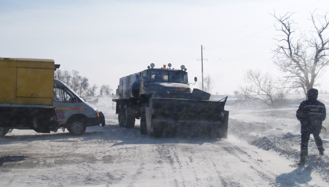Местные власти могут рассчитывать на помощь Киева при чистке дорог