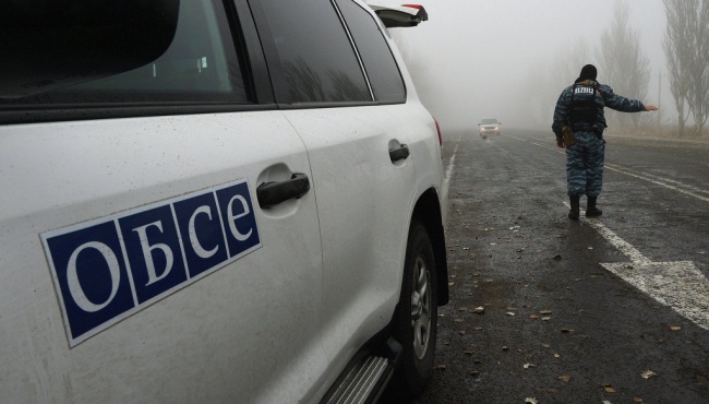 Наблюдатели ОБСЕ столкнулись в Горловке с беспределом со стороны боевиков