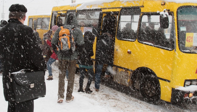 Киев завалило снегом, а Кличко на горнолыжном курорте