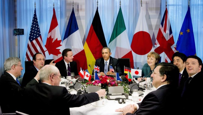 Путин заявил о готовности вернуться в G8, если «будет, о чем поговорить»