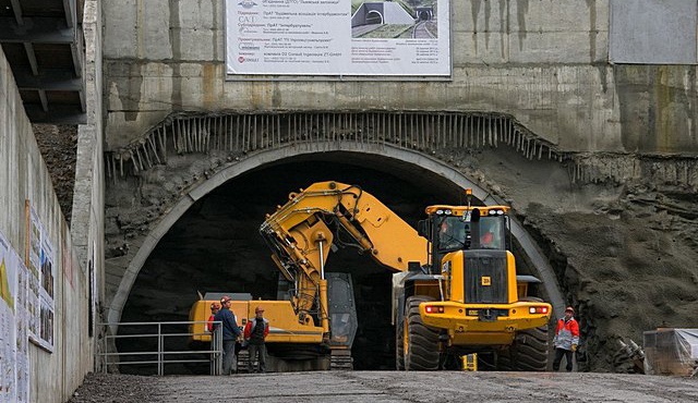Завершен первый этап строительства Бескидского тоннеля