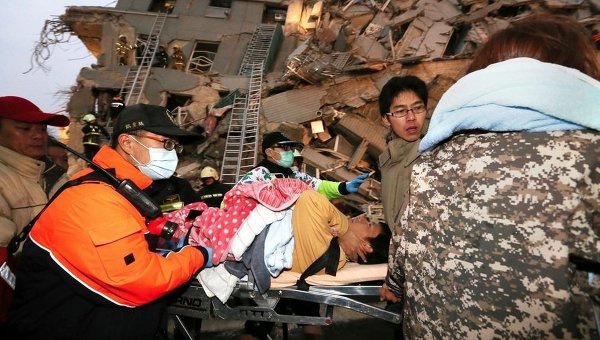 Число жертв землетрясения на Тайвани резко возросло