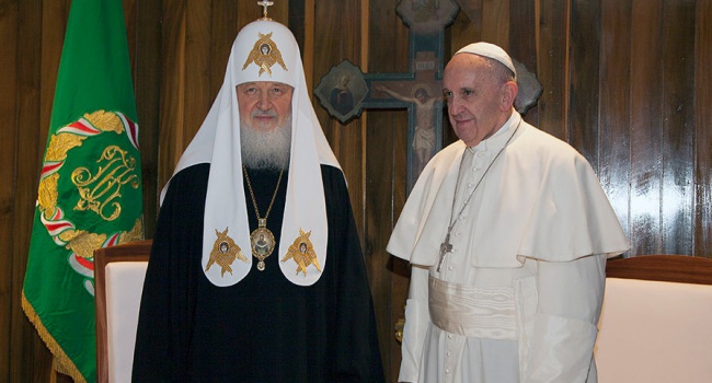 Соглашение папы Франциска и патриарха Кирилла вызвало скандал в Украине