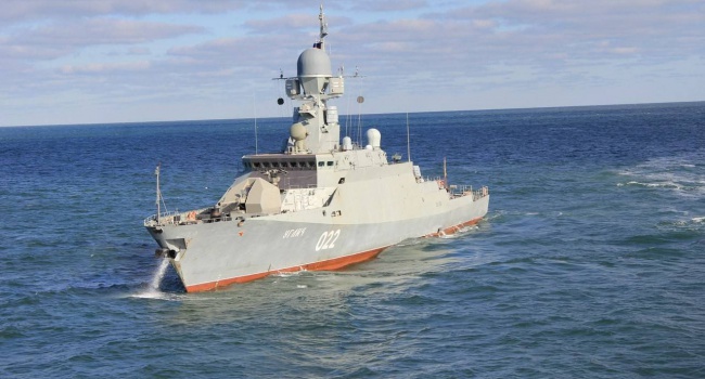 Россия отправила в Средиземное море корабль с крылатыми ракетами