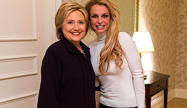 Бритни Спирс и Хиллари Клинтон провели «переговоры» - фото
