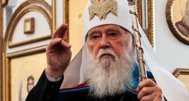 Патриарх Филарет наградил 93-ю бригаду за духовность в АТО