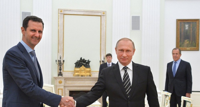 Асад принимает поздравления от Путина