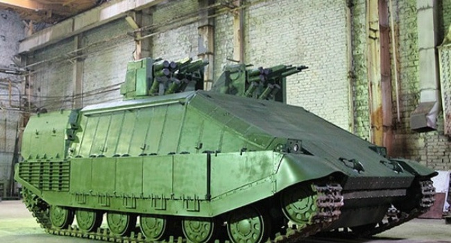 В Украине представили новый «гибридный танк»