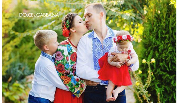 Украинская семья покорила вышиванками бренд Dolce&Gabbana