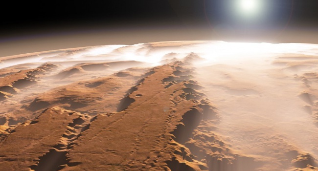 На Марсе обнаружены следы мощного цунами