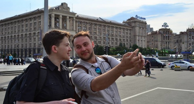 Савченко первый день на свободе – фото