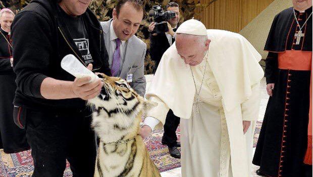 Подивитися виставу цирку "Кобзов" прийшов Папа Римський
