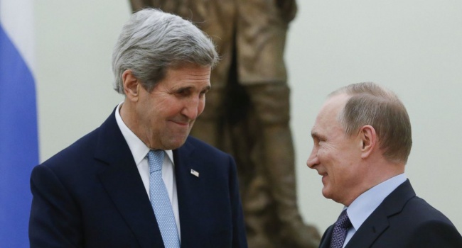 Керри передал Путину «привет» от Обамы