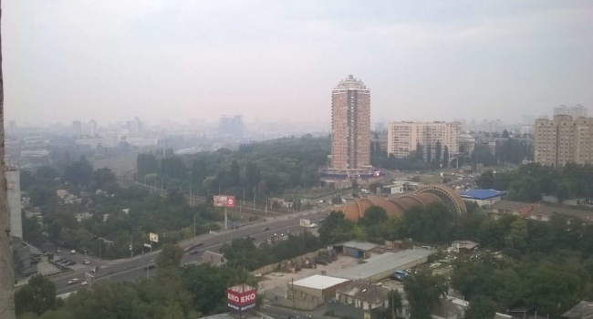 В Киеве рассеивается смог – уровень вредных веществ начал снижаться
