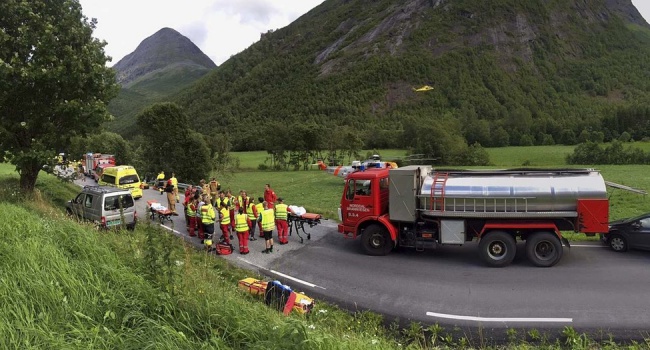 Стало известно о состоянии пострадавших в ДТП, произошедшем в Норвегии