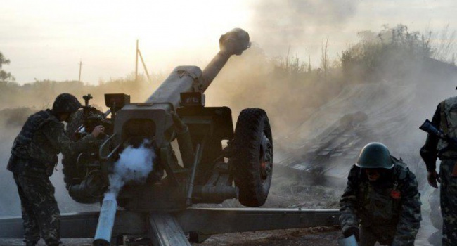 Хуг: Більш ніж 83% артилерійських обстрілів на Донбасі відбуваються вночі
