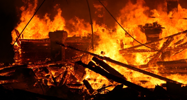 В Харьковской области сгорел человек 