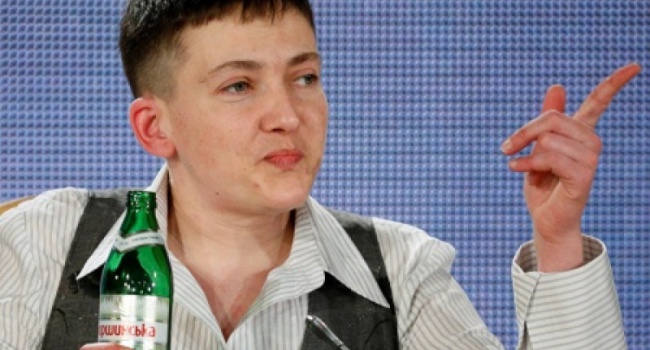 Савченко о «голодовке»: «Позволяю себе немного вина»
