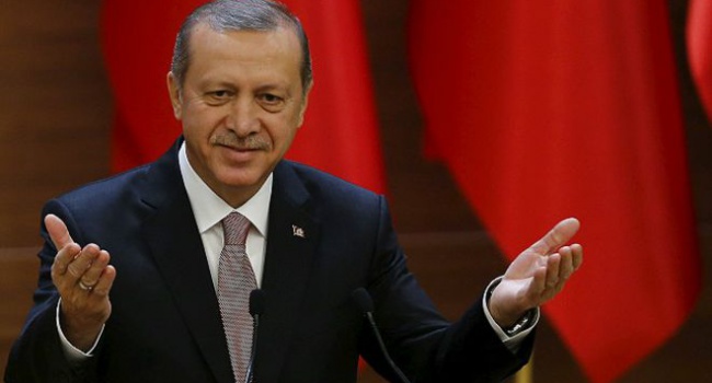 Ердоган привітав Порошенка з Днем Незалежності та виразив свою підтримку цілісності України