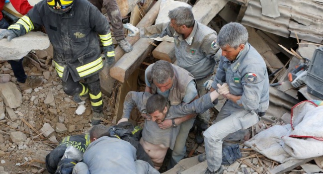 Останні дані про кількість загиблих в результаті землетрусу в Італії
