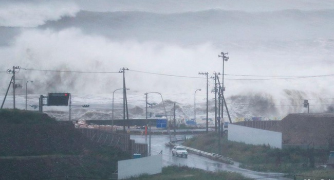 В Японії є загиблі внаслідок тайфуну