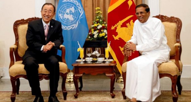 Националисты Шри-Ланки протестуют против визита Генсека ООН