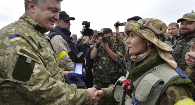 Украинки заявляют о желании служить в боевых частях