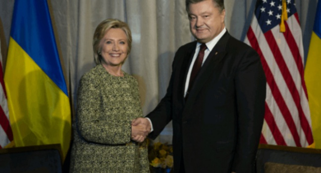 Встреча Порошенко и Клинтон